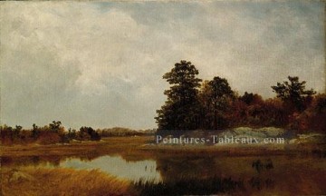  Octobre Tableaux - Octobre Dans les Marais paysage marin John Frederick Kensett paysage ruisseaux